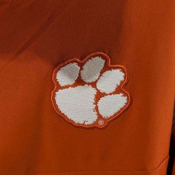 Like New!!! Nike On-Field Clemson Tigers Jacket Size XL Orange - Picture 3 of 8